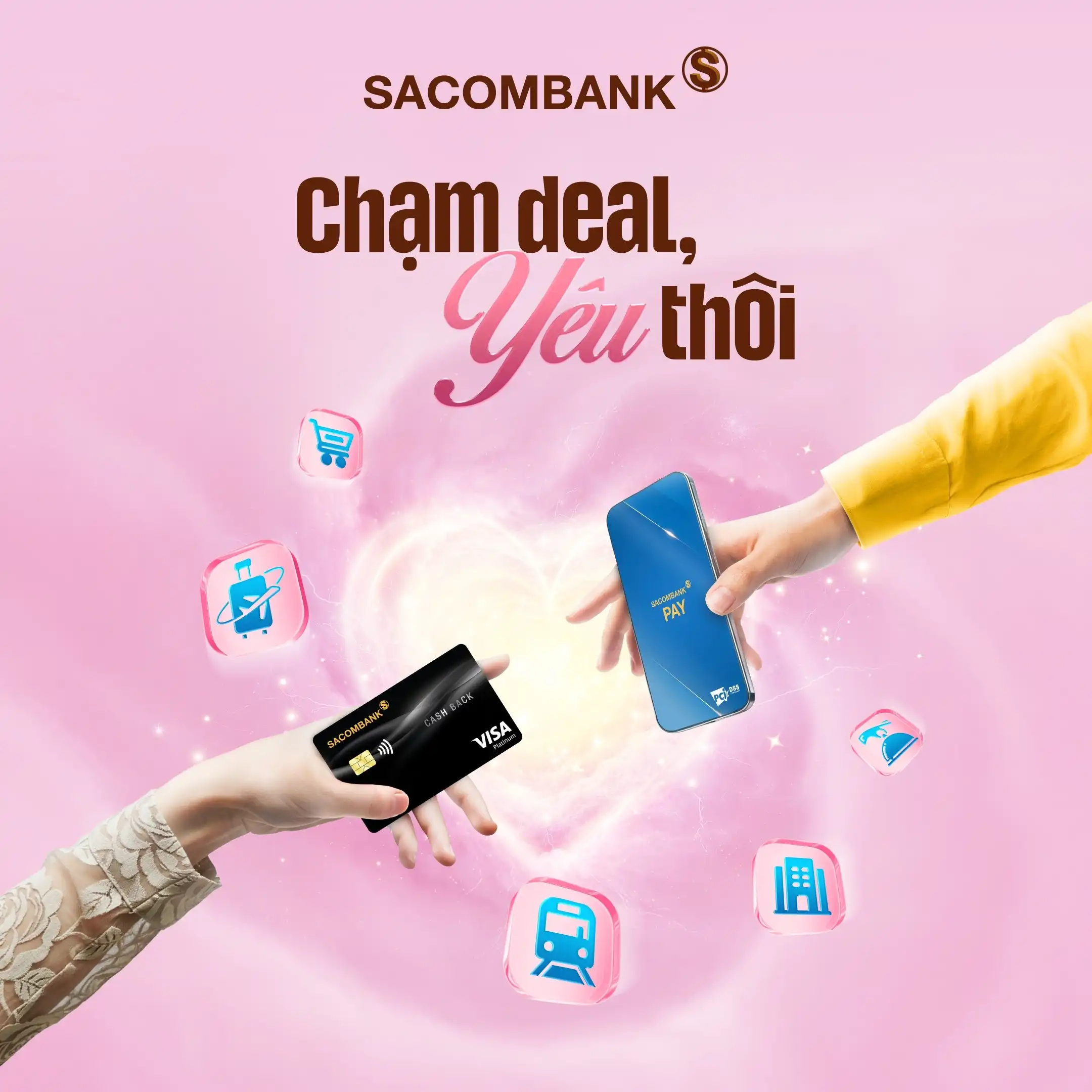 Thêm ngọt ngào cho Valentine với chuỗi ưu đãi cực tâm lý từ SACOMBANK