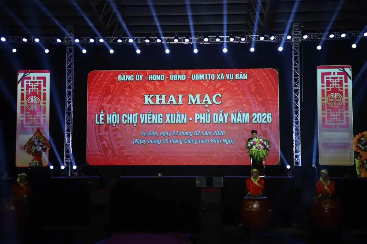 Khai mạc lễ hội Chợ Viềng Xuân 2026